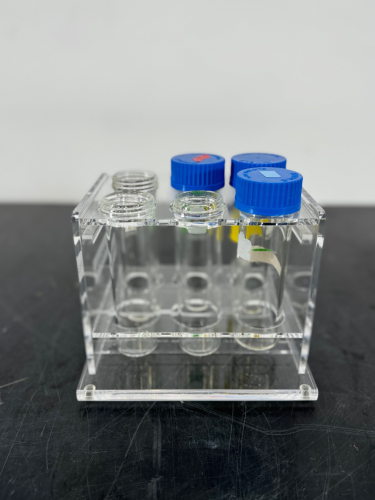 Image of Wheaton Plastic Tube Rack w/ Tubes